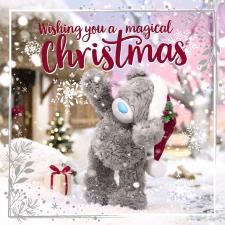 3D Holographic Magical Christmas Me to You Bear Christmas Card Image Preview